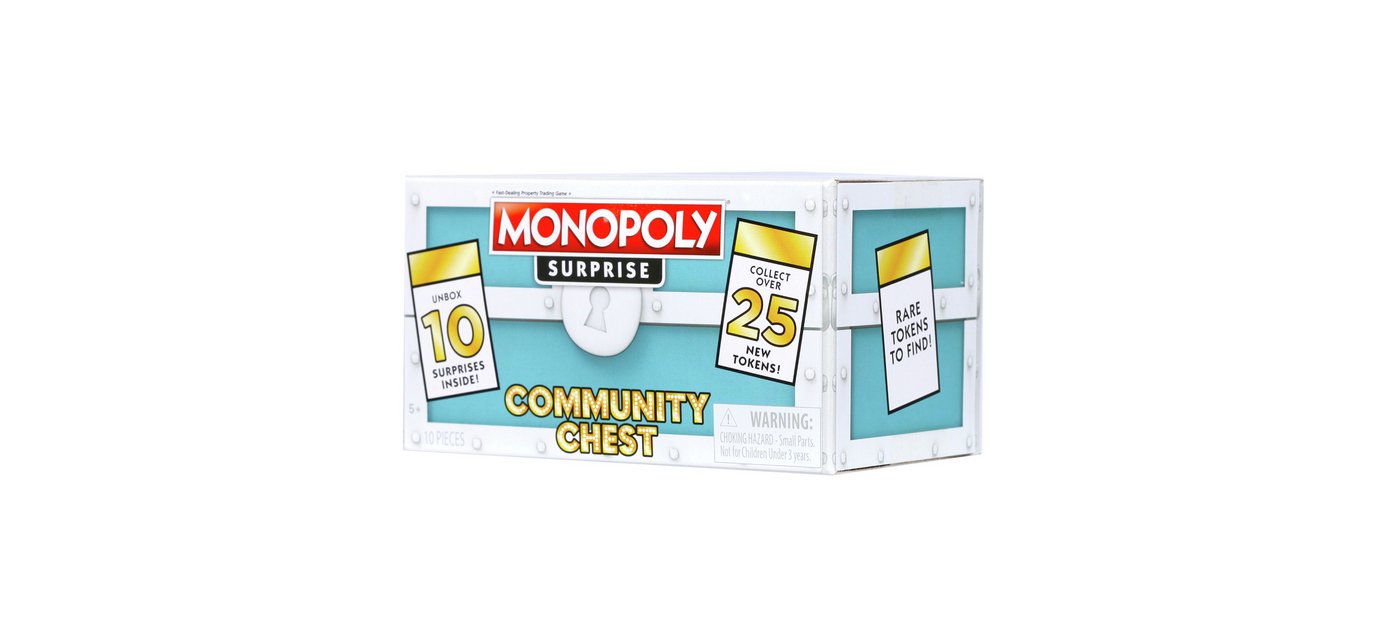 Monopoly Surprise Community Chest Gold Diamond Ring Token Series 1 Game Piece 